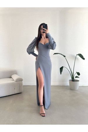 214129 TOPTAN GRİ ABİYE