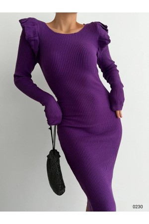 214130 TOPTAN MOR ELBİSE