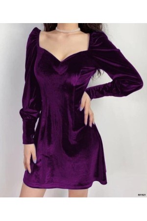 214135 TOPTAN MOR ELBİSE