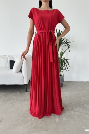 214139 burgundy Evening dress