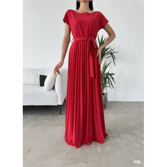 214139 burgundy Evening dress