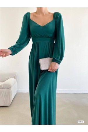 214160 TOPTAN ZÜMRÜT YEŞİL ABİYE