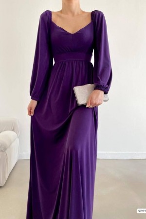 214162 purple Evening dress