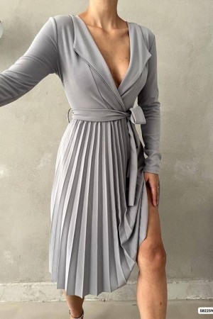 214174 Grey DRESS