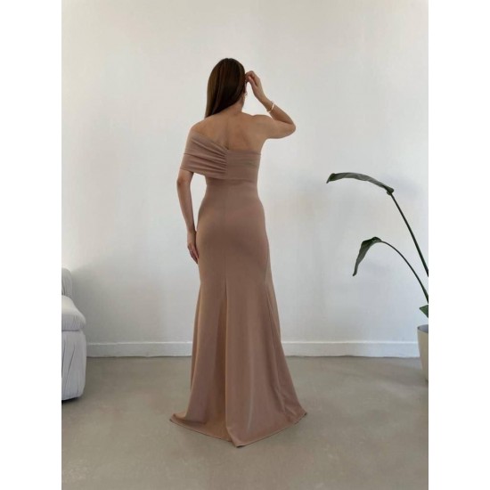 214182 beige Evening dress