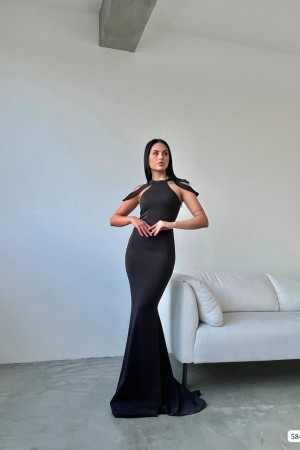 214189 black Evening dress