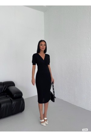 214196 TOPTAN SİYAH ELBİSE