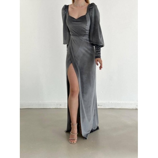 214207 Grey Evening dress
