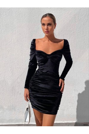 214208 TOPTAN SİYAH ABİYE