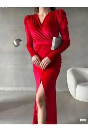 214214 TOPTAN KIRMIZI ABİYE