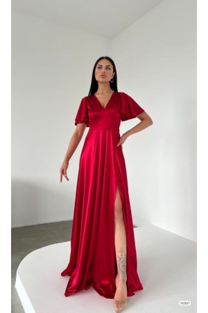 214217 TOPTAN KIRMIZI ABİYE