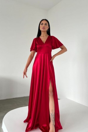 214217 TOPTAN KIRMIZI ABİYE