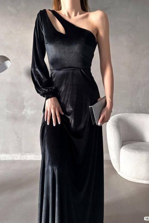 214241 black Evening dress