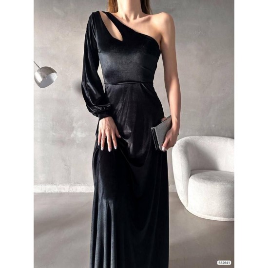 214241 black Evening dress