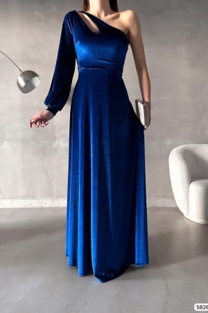 214242 Navy blue Evening dress