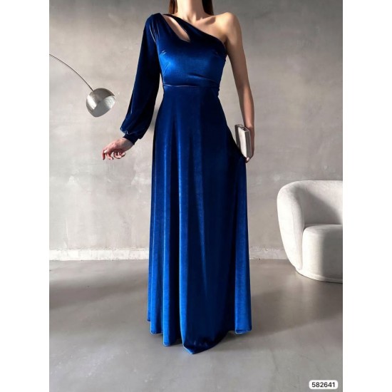 214242 Navy blue Evening dress