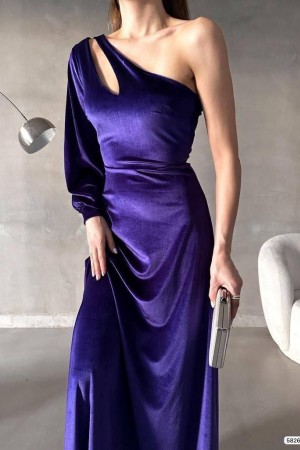 214243 purple Evening dress