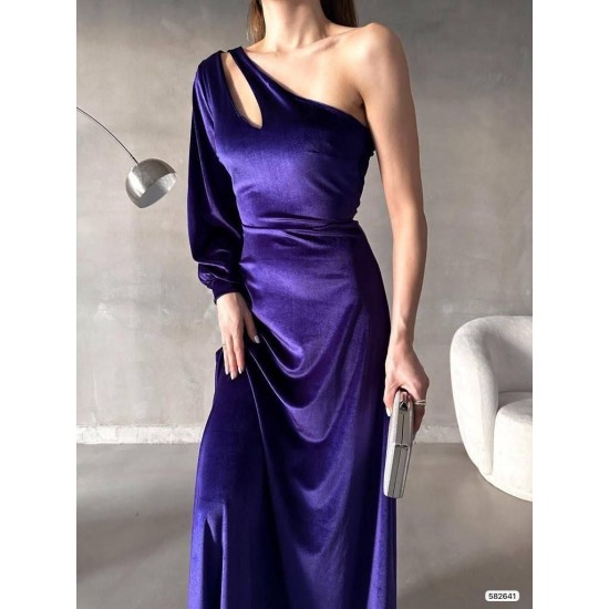 214243 purple Evening dress