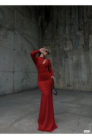 214269 TOPTAN KIRMIZI ABİYE