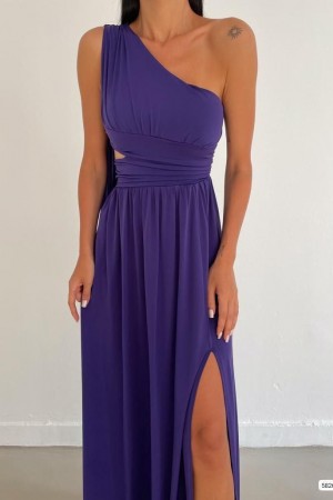214284 purple Evening dress