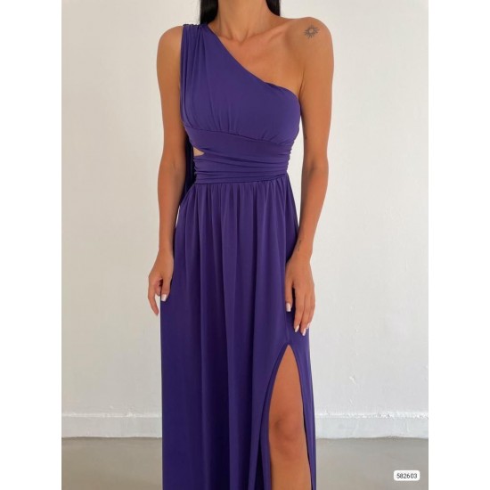 214284 purple Evening dress
