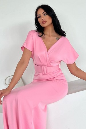 214302 pink Evening dress