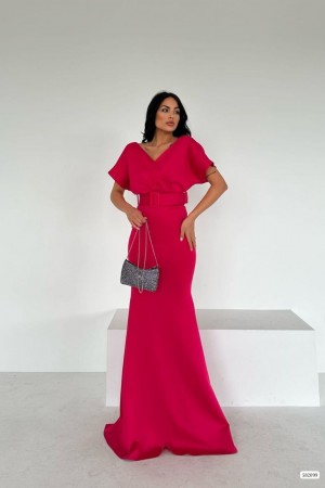 214303 fuchsia Evening dress