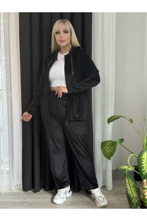 214328 TOPTAN SİYAH EŞOFMAN TAKIM