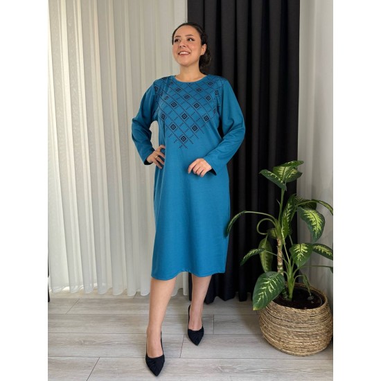 214329 turquoise DRESS