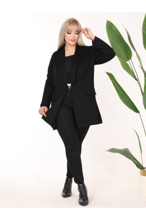 214335 TOPTAN SİYAH CEKET