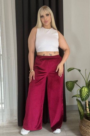 214338 TOPTAN BORDO EŞOFMAN ALTI