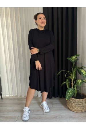 214341 TOPTAN SİYAH ELBİSE