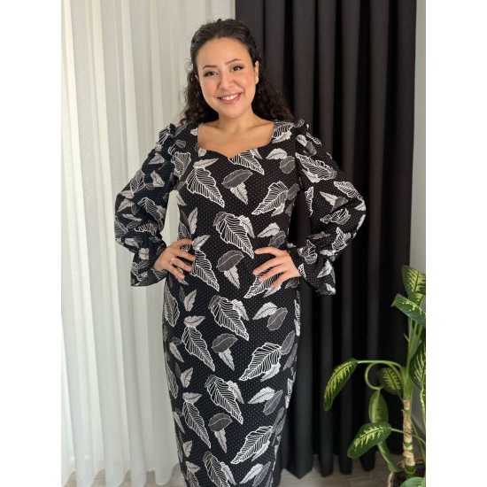 214352 patterned DRESS