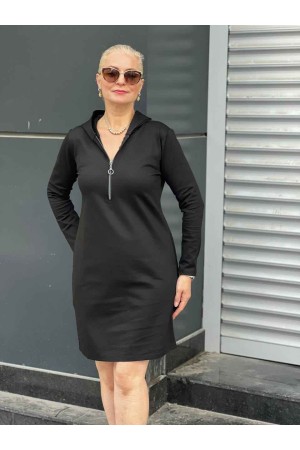 214357 TOPTAN SİYAH ELBİSE