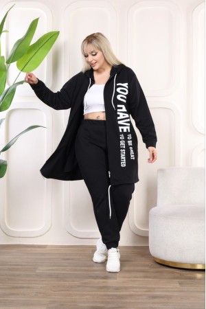 214375 TOPTAN SİYAH EŞOFMAN TAKIM