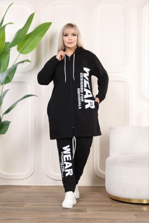 214378 TOPTAN SİYAH EŞOFMAN TAKIM