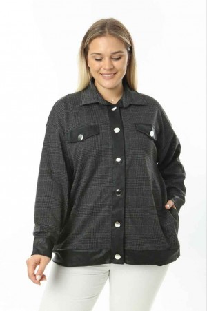 214394 TOPTAN ANTRASİT CEKET