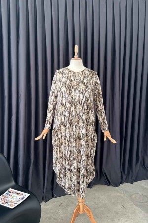 214397 patterned DRESS