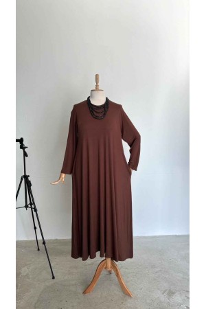 214400 TOPTAN KAHVE ELBİSE