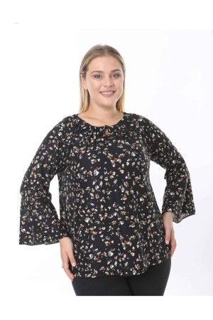 214402 TOPTAN DESENLİ BLUZ