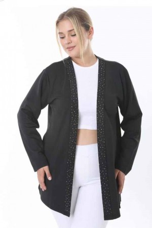 214407 TOPTAN SİYAH CEKET