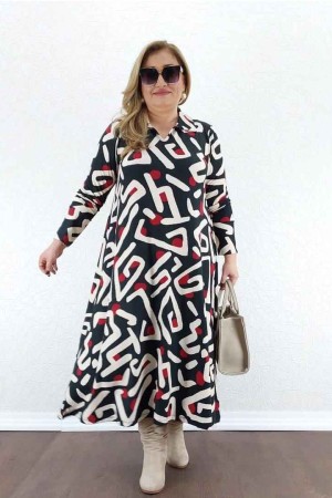 214412 patterned DRESS