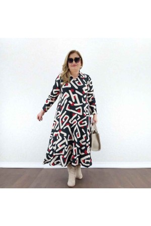214412 patterned DRESS