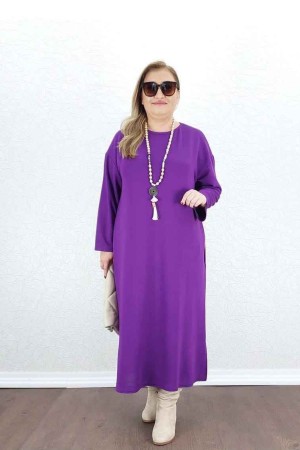 214418 purple DRESS