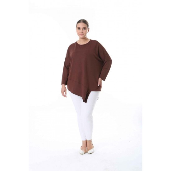 214423 coffee BLOUSE