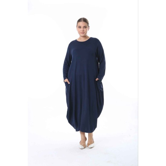 214434 Navy blue DRESS