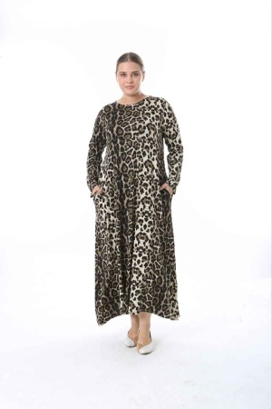 214436 leopard DRESS