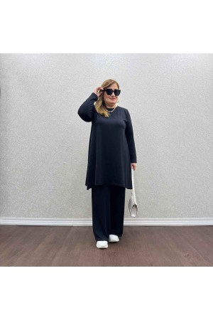 214440 TOPTAN SİYAH PANTOLON TAKIM