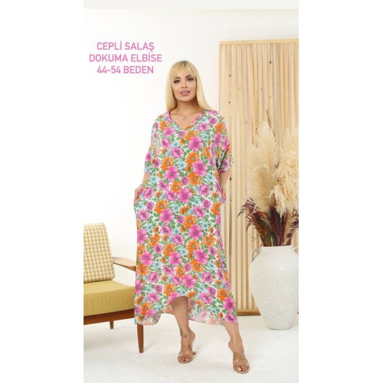 216096 patterned DRESS