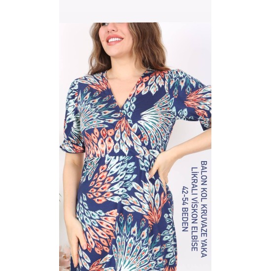 216111 patterned DRESS